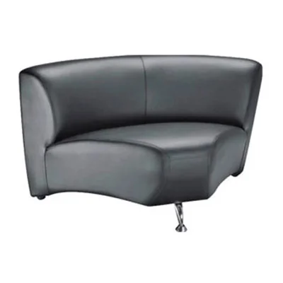 Modular unit of sofa Florida, upholstery - leather Luxe Black